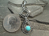 Turquoise, Sterling Silver Pendant