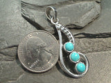 Turquoise, Sterling Silver Pendant