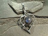 Labradorite, Sterling Silver Pendant