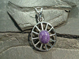 Charoite, Sterling Silver Pendant