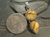 Brecciated Mookaite Jasper, Sterling Silver Pendant