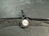 Pearl, Sterling Silver Small Pendant