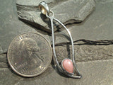 Pink Opal, Sterling Silver Pendant