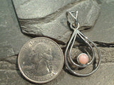 Pink Opal, Sterling Silver Pendant