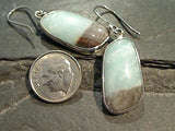 Amazonite, Fine Sterling Silver Earrings