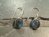 Labradorite, Sterling Silver Earrings