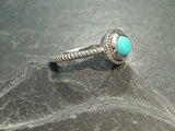 Size 7 Turquoise, Sterling Silver Ring