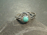 Size 6 Turquoise, Sterling Silver Ring