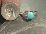 Size 10 Turquoise, Sterling Silver Ring