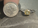 Size 7 Citrine, Sterling Silver Ring