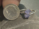 Size 8 Tanzanite, Sterling Silver Ring