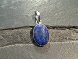 Lapis Lazuli, Sterling Silver Small Pendant