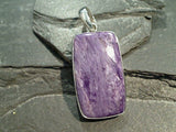 Charoite, Sterling Silver Pendant