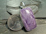 Charoite, Sterling Silver Pendant