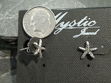 Sterling Silver Starfish Stud Earrings