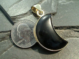 Black Onyx, Alchemia Moon Pendant