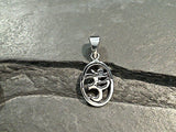 Sterling Silver Small Om Symbol Pendant