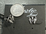 Sterling Silver Butterfly Stud Earrings