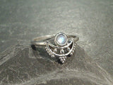 Size 7 Moonstone, Sterling Silver Ring