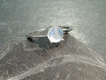 Size 5 Moonstone, Sterling Silver Ring