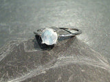 Size 5 Moonstone, Sterling Silver Ring