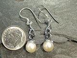 Champagne Pearl, Sterling Silver Earrings