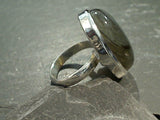 Size 9 Labradorite, Sterling Silver Ring