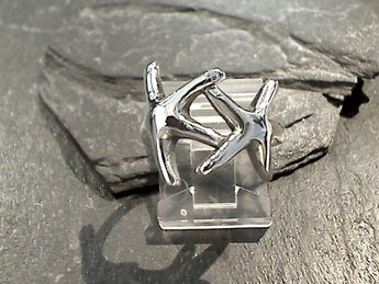 Size 9.75 Sterling Silver Starfish Ring
