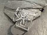 Size 9.75 Sterling Silver Starfish Ring