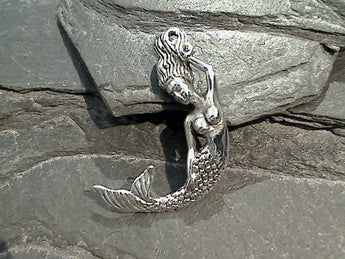 Sterling Silver Mermaid Pendant