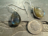 Labradorite, Sterling Silver Earrings