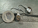 Smokey Quartz, Sterling Silver Small Earrings