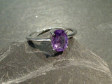 Size 6.25 Amethyst, Sterling Silver Ring