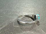 Size 7 Turquoise, Sterling Silver Ring