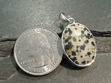 Dalmatian Jasper, Sterling Silver Pendant