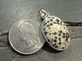 Dalmatian Jasper, Sterling Silver Pendant