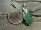 Malachite, Sterling Silver Pendant