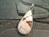 Rosetta Lace Agate, Sterling Silver Pendant