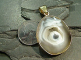 Agate With Druzy, Alchemia Large Pendant