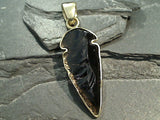 Obsidian Arrowhead, Alchemia Pendant