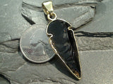 Obsidian Arrowhead, Alchemia Pendant