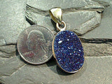 Cobalt Druzy, Alchemia Pendant