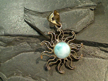 Larimar, Alchemia Sun Pendant