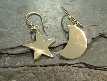 Alchemia Star And Moon Earrings