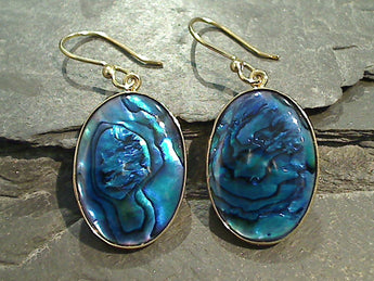 Blue Abalone, Alchemia Earrings