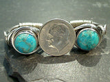 Size 9 Turquoise, Sterling Silver Ring