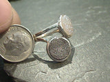 Size 7 Druzy Quartz, Sterling Silver Ring