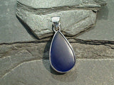 Sea Glass, Sterling Silver Pendant