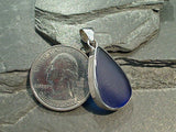 Sea Glass, Sterling Silver Pendant