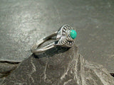 Size 6 Mexican Turquoise, Sterling Silver Ring